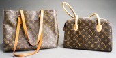 TWO LOUIS VUITTON STYLE PURSES