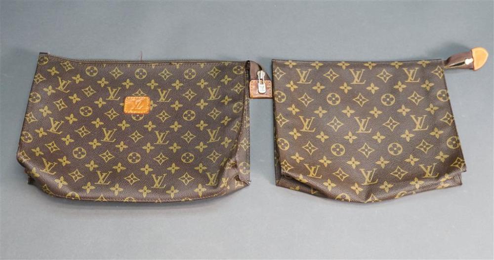 TWO LOUIS VUITTON STYLE TOILETRY