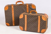 TWO LOUIS VUITTON SUITCASES<br