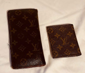 TWO LOUIS VUITTON WALLETS<br>T