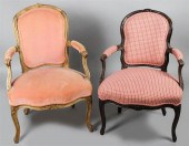 TWO LOUIS XV STYLE BEECHWOOD F