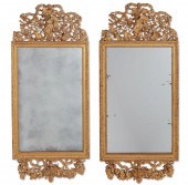 TWO LOUIS XVI GILTWOOD PIER MI
