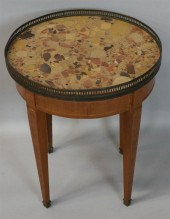 TWO LOUIS XVI STYLE SIDE TABLE