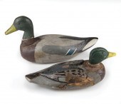TWO LOUISIANA CARVED DECOYSTwo
