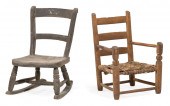 TWO LOUISIANA CHILD'S LADDER-B