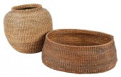 TWO LOW COUNTRY SWEETGRASS BAS