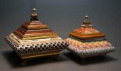 TWO MACKENZIE-CHILDS ART POTTE