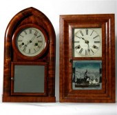 Two mahogany shelf clocks    1