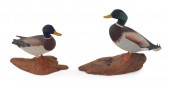 TWO MALLARD MINIATURES BY HARO