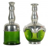 TWO MALTA FRENCH SILVER MOUNTE