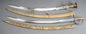 TWO MALWA KIRPAN FACTORY SWORD