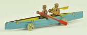 TWO MAN SCULL PENNY TOY German