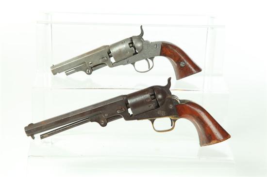TWO MANHATTAN REVOLVERS.  Navy