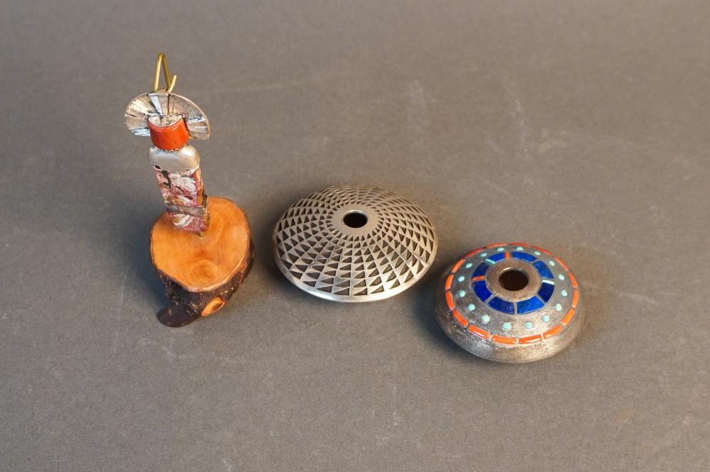 TWO MANNY STERLING AND ENAMELED