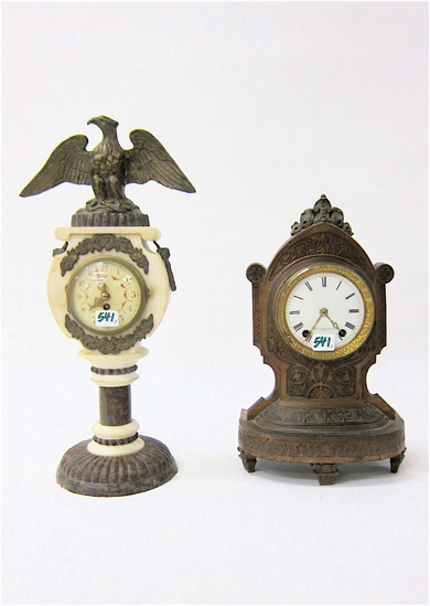 TWO MANTEL CLOCKS: Seth Thomas