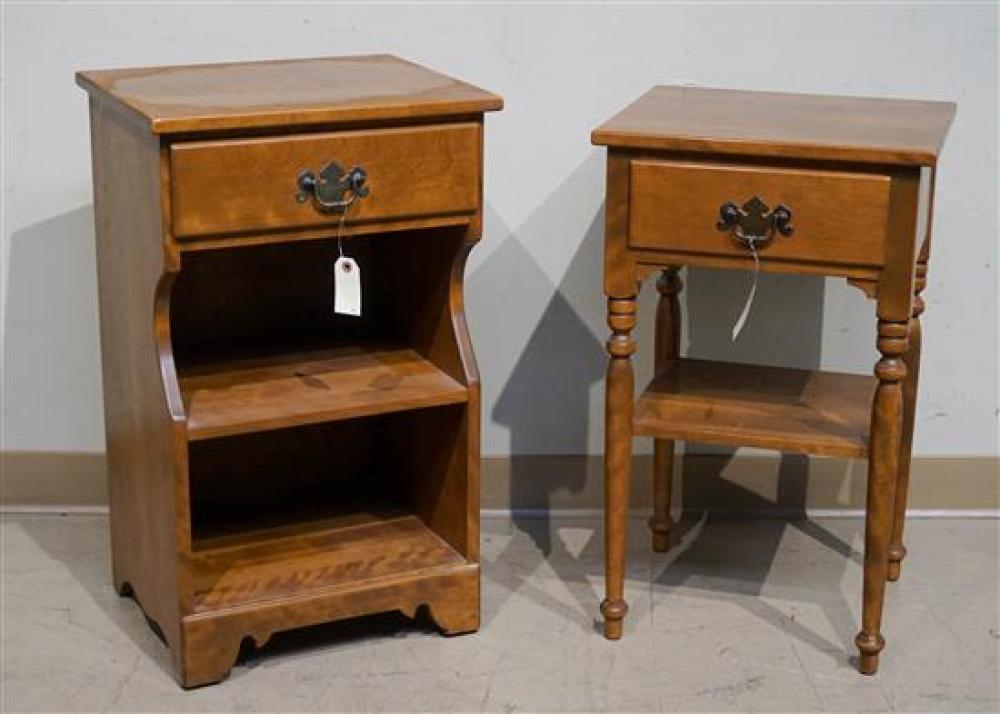 TWO MAPLE SIDE TABLESTwo Maple Side