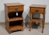 TWO MAPLE SIDE TABLESTwo Maple