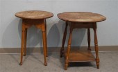TWO MAPLE SIDE TABLESTwo Maple