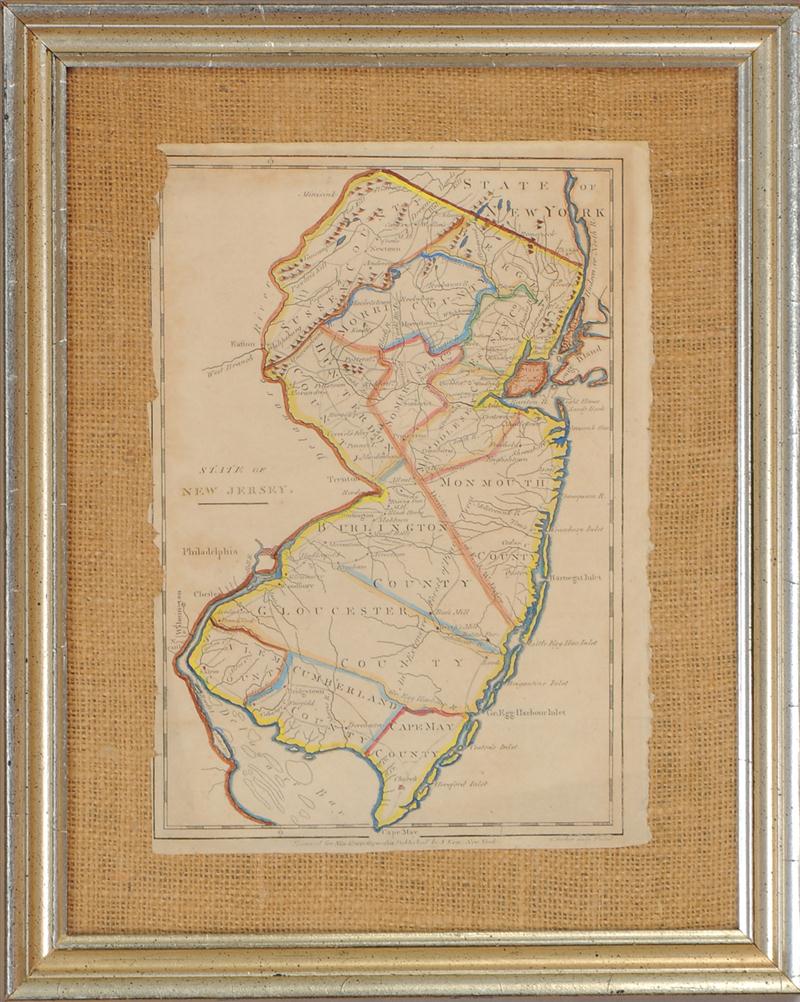 TWO MAPS OF NEW JERSEY 1805 &