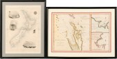 TWO MAPS OF NEW ZEALAND FRAME: