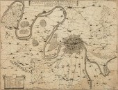 TWO MAPS OF PARISTwo Antique M