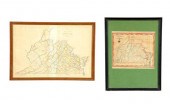 TWO MAPS OF VIRGINIA  INCLUDIN
