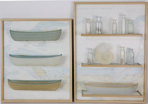 TWO MARC PETROVIC GLASS