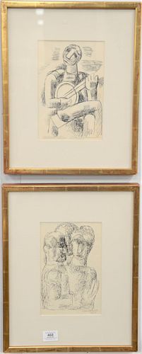 TWO MARCEL GROMAIRE (FRENCH