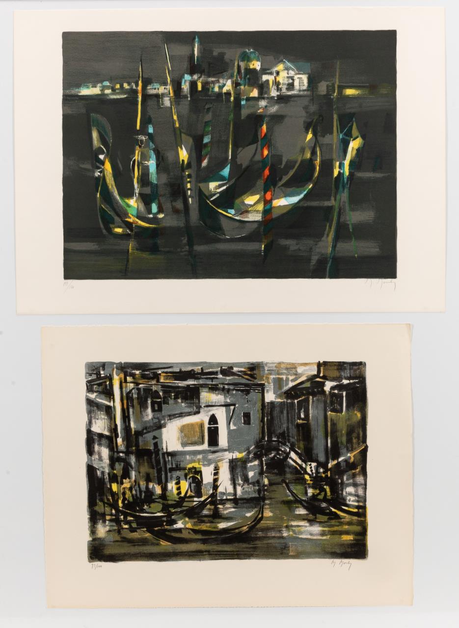 TWO MARCEL MOULY UNFRAMED