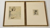 TWO MARIE LAURENCIN ETCHINGSTw