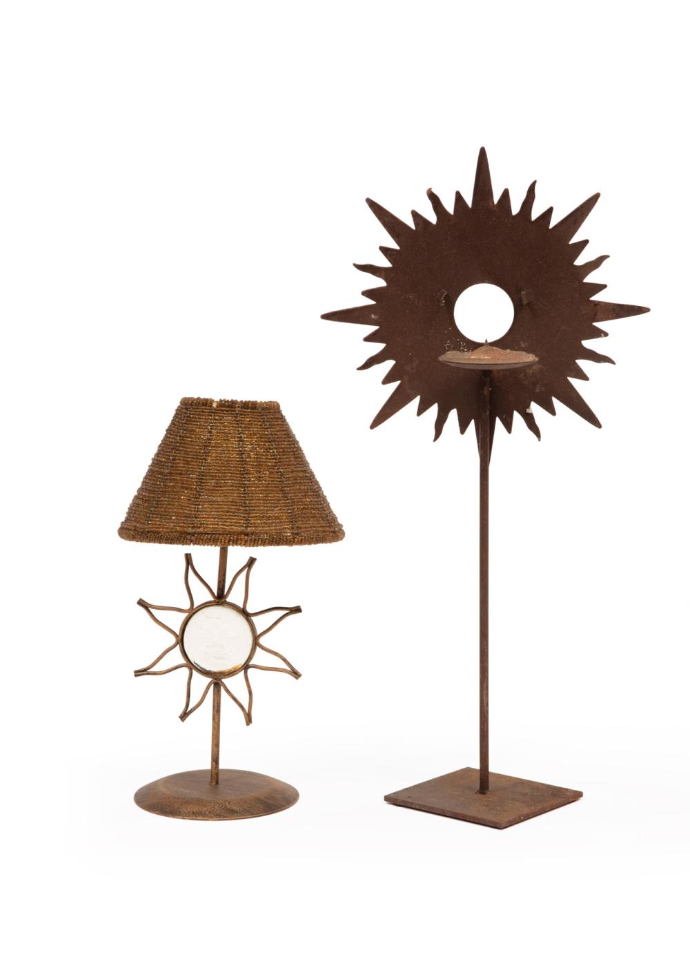 TWO MARIO VILLA CANDLE LAMPSTwo