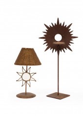 TWO MARIO VILLA CANDLE LAMPSTw