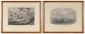 TWO MARITIME ENGRAVINGS LONDON