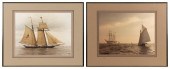 TWO MARITIME PHOTOGRAPHS BY FR