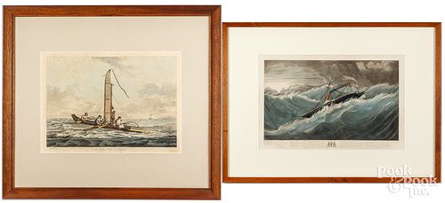 TWO MARITIME PRINTSTwo maritime