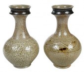 TWO MARK HEWITT VASES(Pittsbor