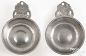 TWO MARKED RICHARD LEE PEWTER