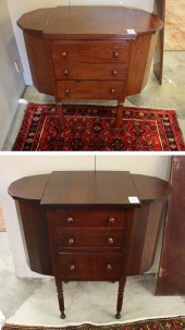 TWO 'MARTHA WASHINGTON' SEWING