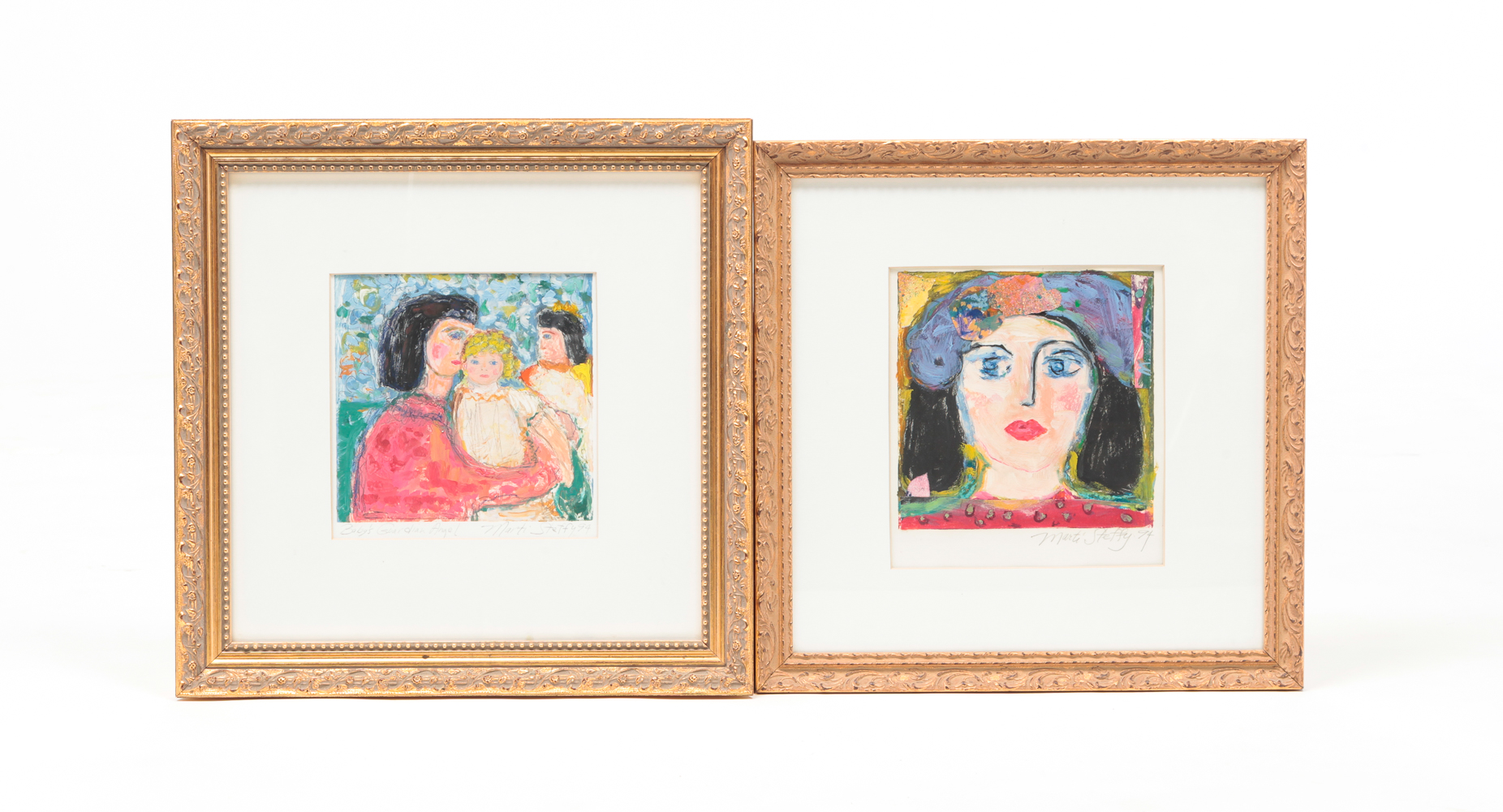 TWO MARTI STEFFY MIXED MEDIA