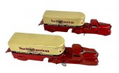 TWO MARX DELUXE TIN WIND-UP TR