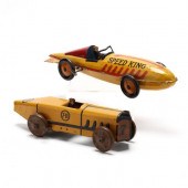 TWO MARX RACE CARS 1930s, "7-1
