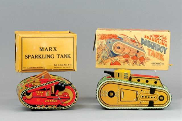 TWO MARX TANK TOYS Both with box