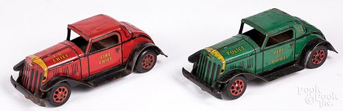 TWO MARX TIN LITHOGRAPH FRICTION