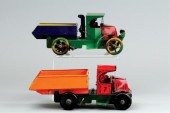 TWO MARX WORK VEHICLES Both li