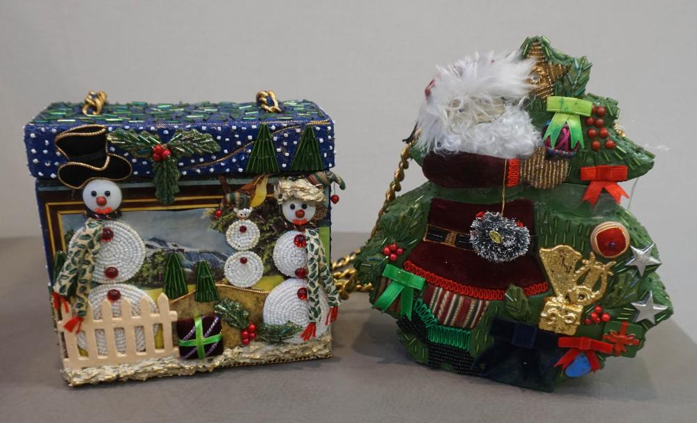 TWO MARY FRANCES CHRISTMAS THEMED