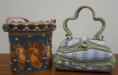 TWO MARY FRANCES DECORATED EMB