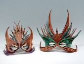 TWO MASKS BY JOHN FLEMMING MAL
