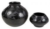 TWO MATA ORTIZ BLACKWARE POTS2