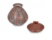 TWO MATA ORTIZ POTTERY VESSELS