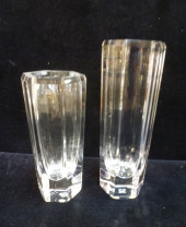 TWO MATCHING KOSTA BODA HEAVY